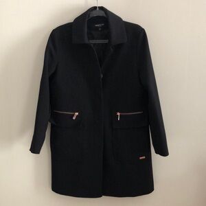 Women’s Kenneth Cole Black Trench Coat